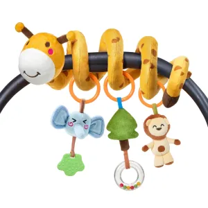 Baby stroller arch toys, removable baby hanging toys animal arch toys with rattle teether for babies 0 Month 