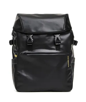Black Eco Coated Medium Backpack