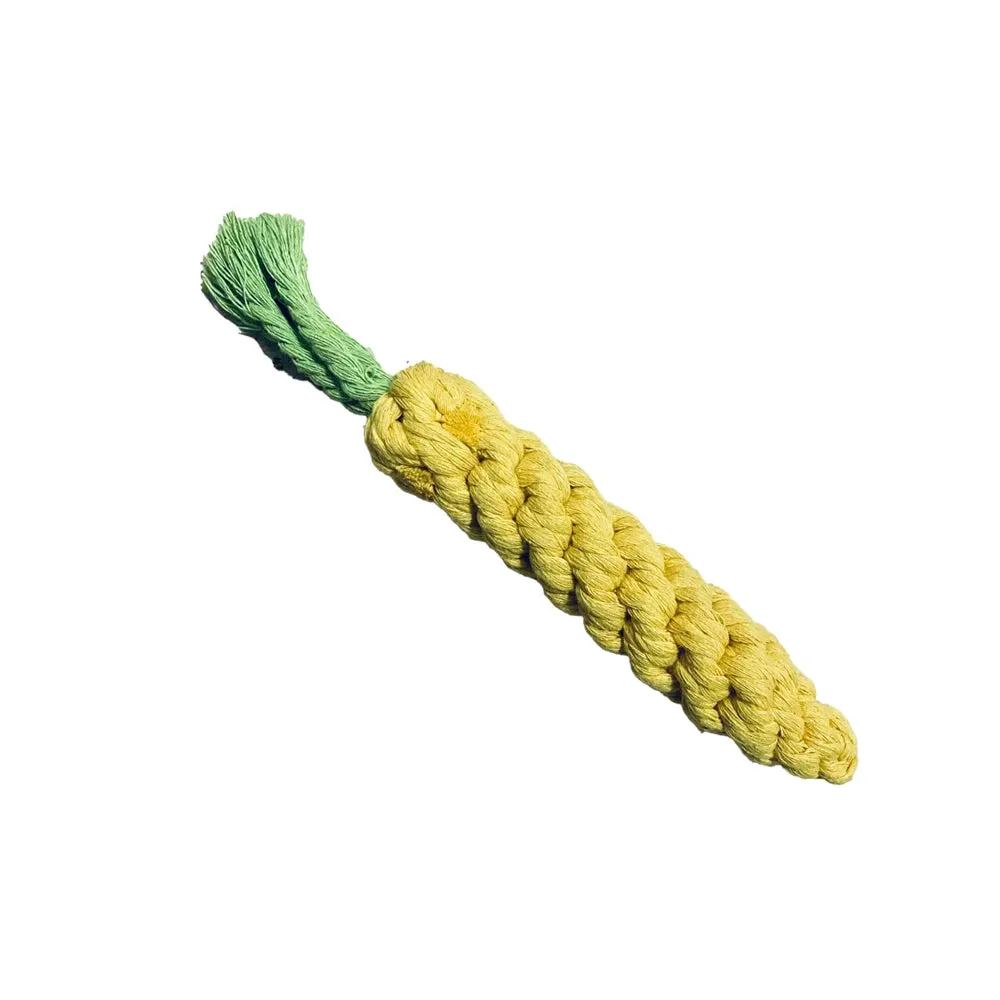 Carrot Dog Bite Chew Rope