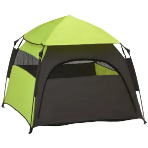 Foldable Dog Cat Tent with Waterproof Oxford Carry Bag for Extra Large Dog Green