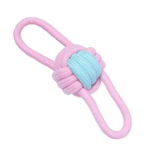 Macaron Ropes Dog Toy - Ring Ball