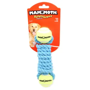 Mammoth Flossy Chews Extra Premium Twister Bones With Tennis Balls Toy For Dogs