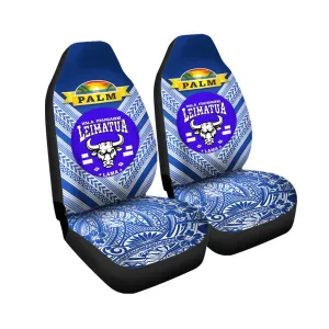 Mate Ma'a Tonga Car Seat Cover Leimatu'a Bulls Creative Style Blue
