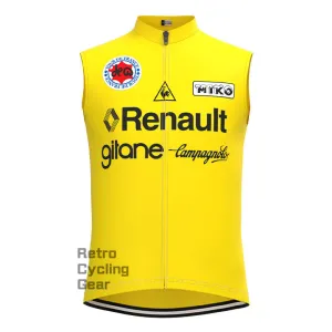 Renault Yellow Retro Cycling Vest
