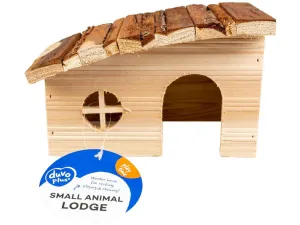 Small Animal Wooden Lodge Shed Roof